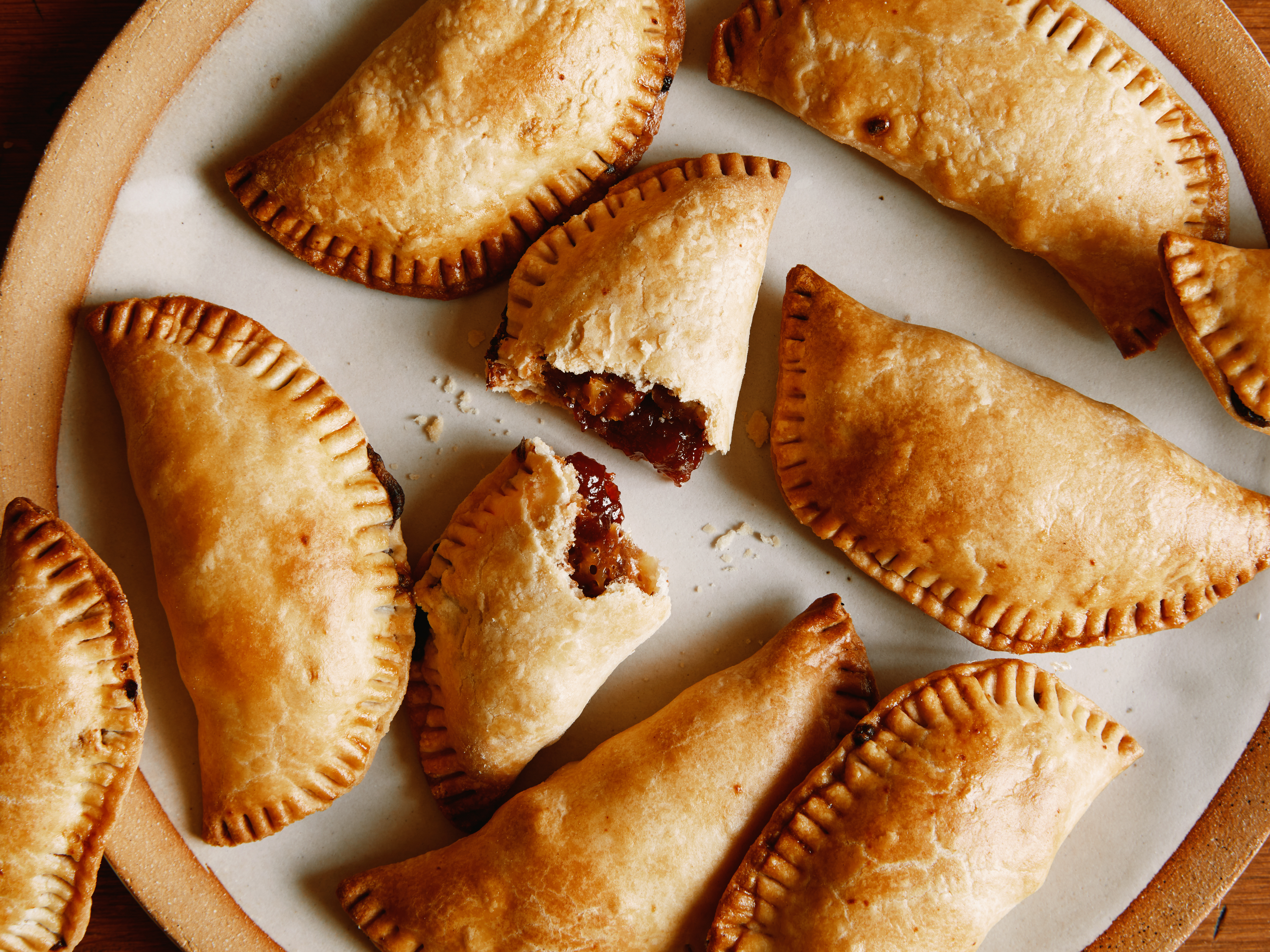 Baked guava empanadas